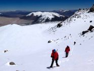 Crossing the crater 6-800m